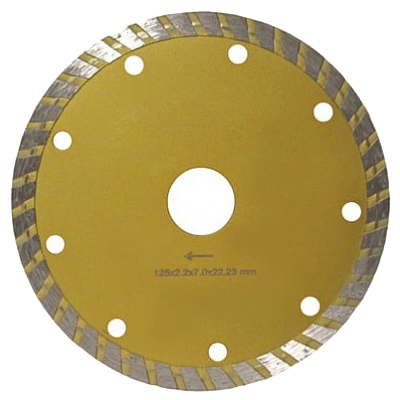 Диск турбо COBRA Eco д.125*22,2 (2,2*7)мм | универсал/dry DIAMASTER