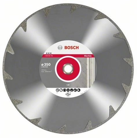 Круг алмазный BOSCH BEST FOR MARBLE (2608602689) Ф115х22мм по кирпичу