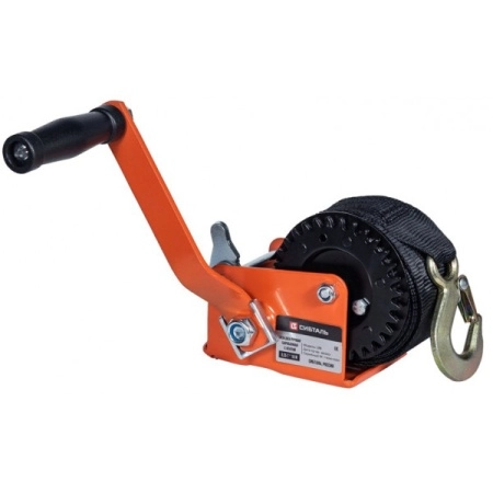фото лебедка ручная барабанная lrb 450 кг / 10 м сибталь