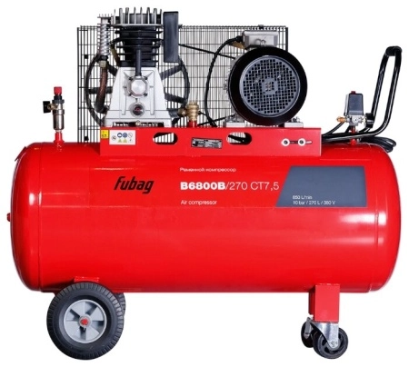 Передвижной компрессор FUBAG B 6800B-270 CT 7,5 (поршневой)