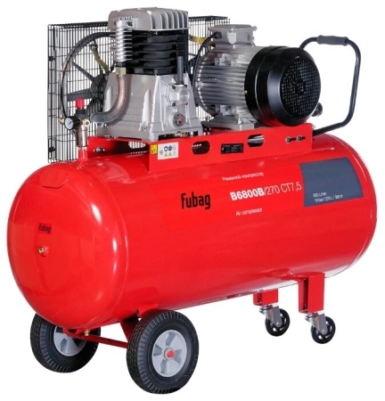 Передвижной компрессор FUBAG B 6800B-270 CT 7,5 (поршневой)