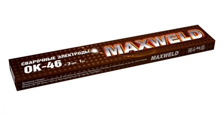 фото электроды maxweld ок-46 3мм 1кг