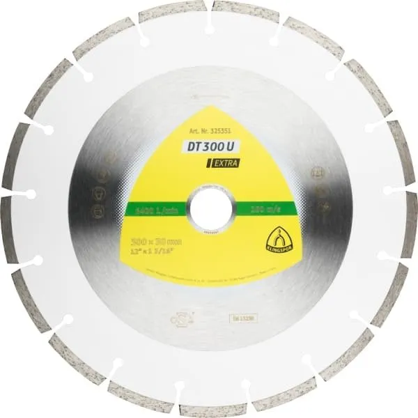 Алмазный диск KLINGSPOR 350X2,8X30/20S/7/S/DT/EXTRA/DT300U