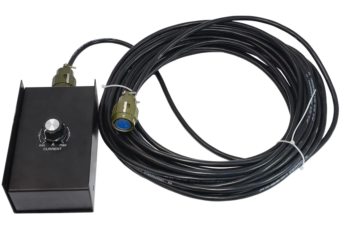фото регулятор тока дистанционный для аппаратов сварки mma (13м.,4 pin) / current regulator remote
